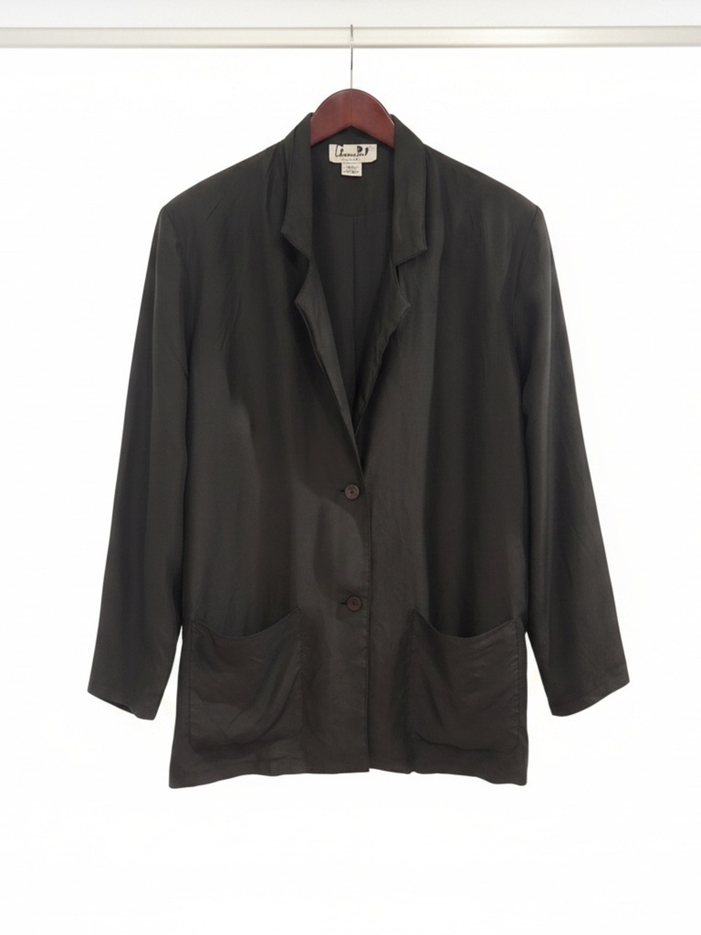 Vintage  Chanceful by Ann Hon. Silk Lightweight Blazer Jacket.